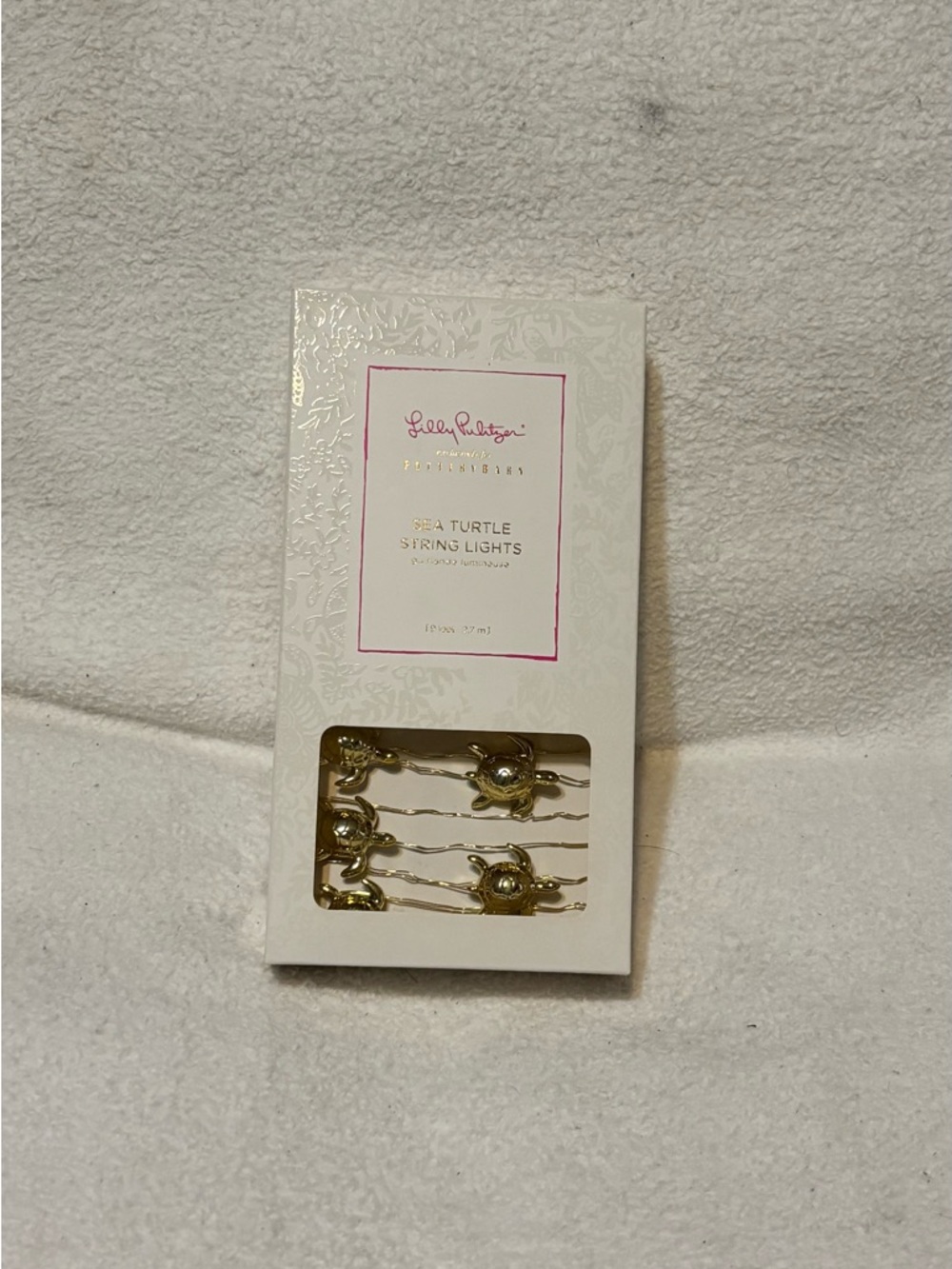 Lilly Pulitzer White Floral Patterned Box